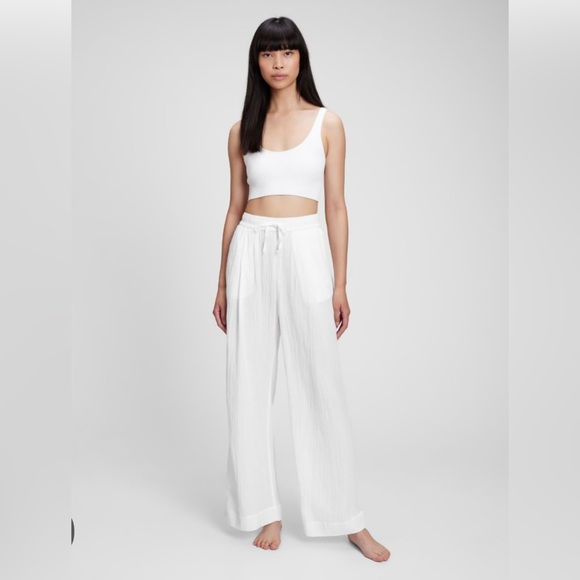 NWT GAP Airy wide leg gauzey pants - Picture 3 of 3
